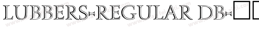 Lubbers-Regular DB字体转换